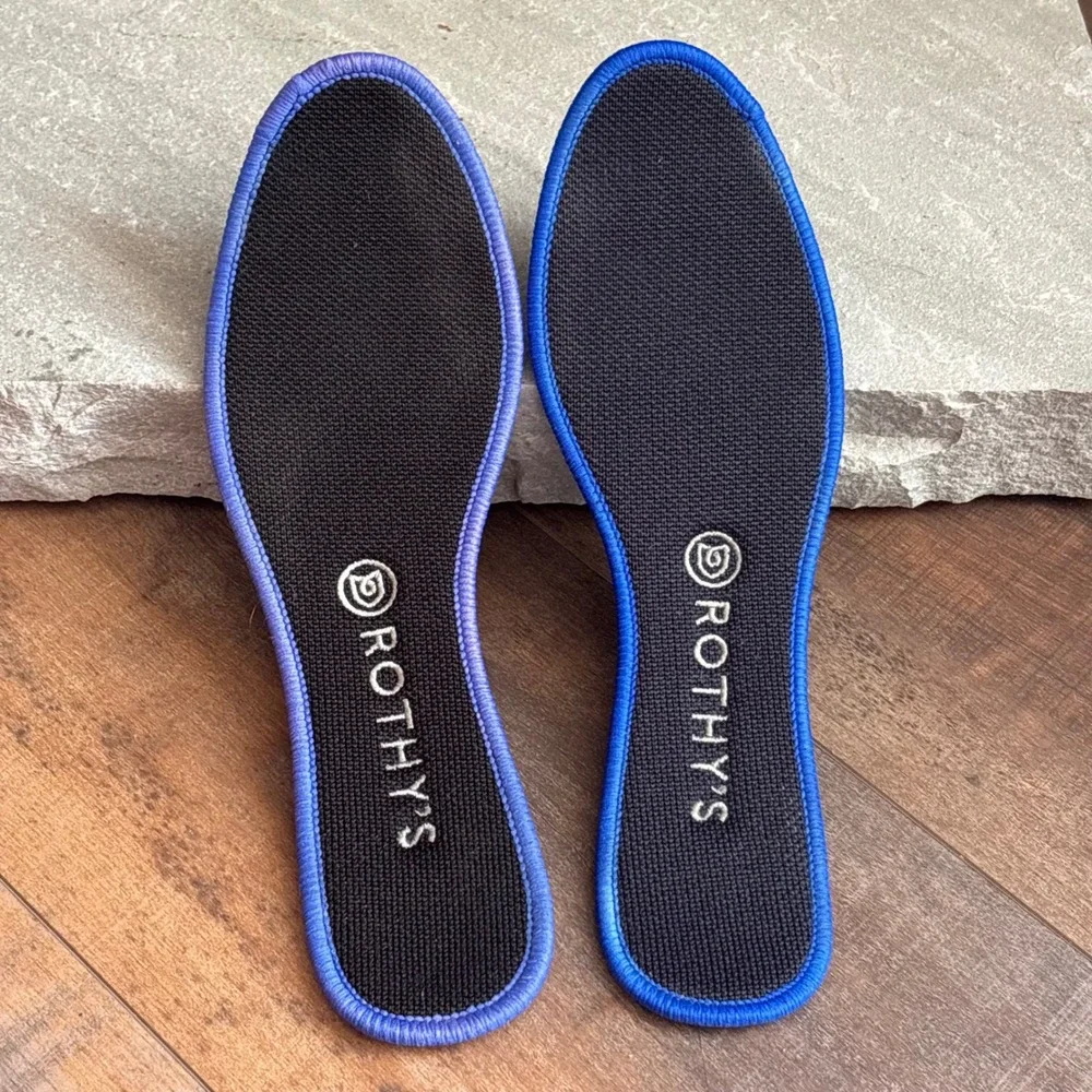Rothy's The Flat Round Toe Slip-On Ballet Flats Flax Birdseye Womens 9.5